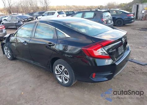 2018 Honda Civic Lx из США, поврежденный, VIN 19XFC2F51JE021092